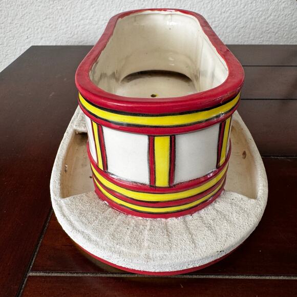 Diner Bird Feeder Glazed Hand Painted 2PC Ceramic Outdoor Retro Hangable Whimsy - Picture 14 of 14